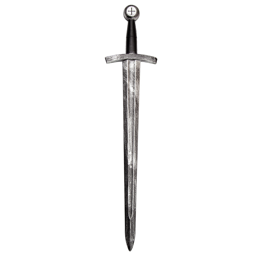 Knight Sword Medieval King Adults Fancy Dress Prop Knights Accessory Silver 70cm