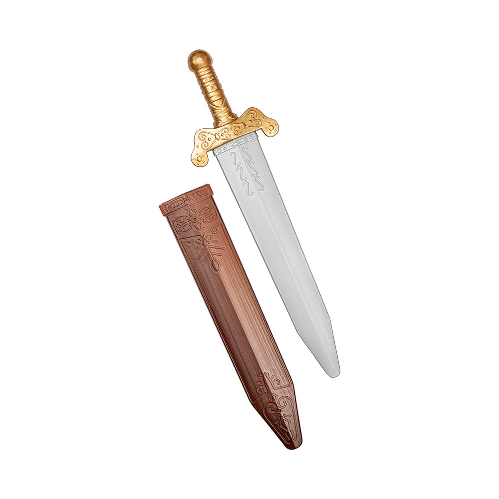 Roman Sword in Scabbard 48cm Kids Toy Weapon Medieval Fancy Dress Sword