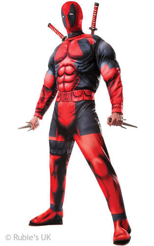 Mens Deluxe Deadpool Costume