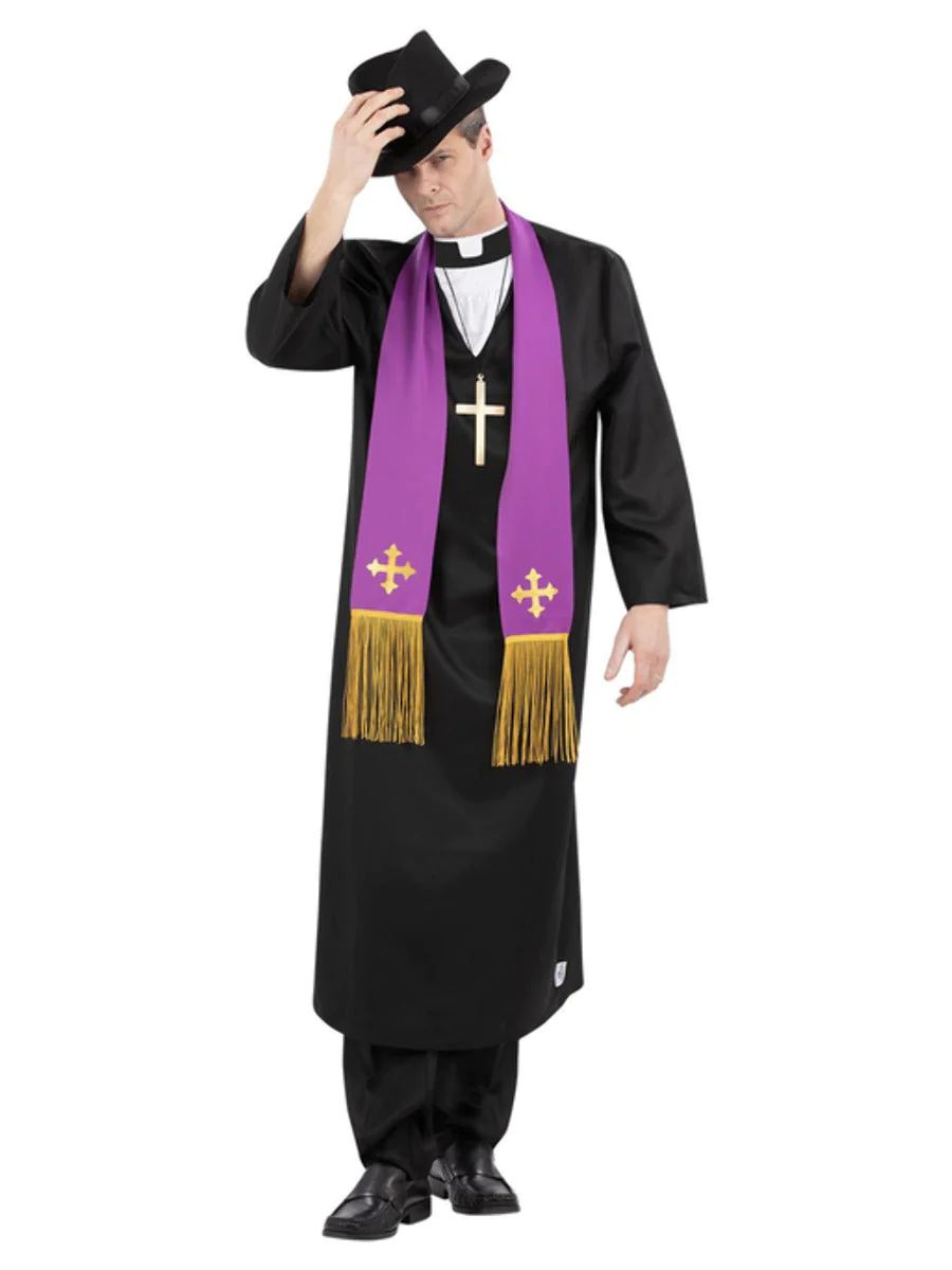 The Exorcist Father Merrin Priest Costume Robe