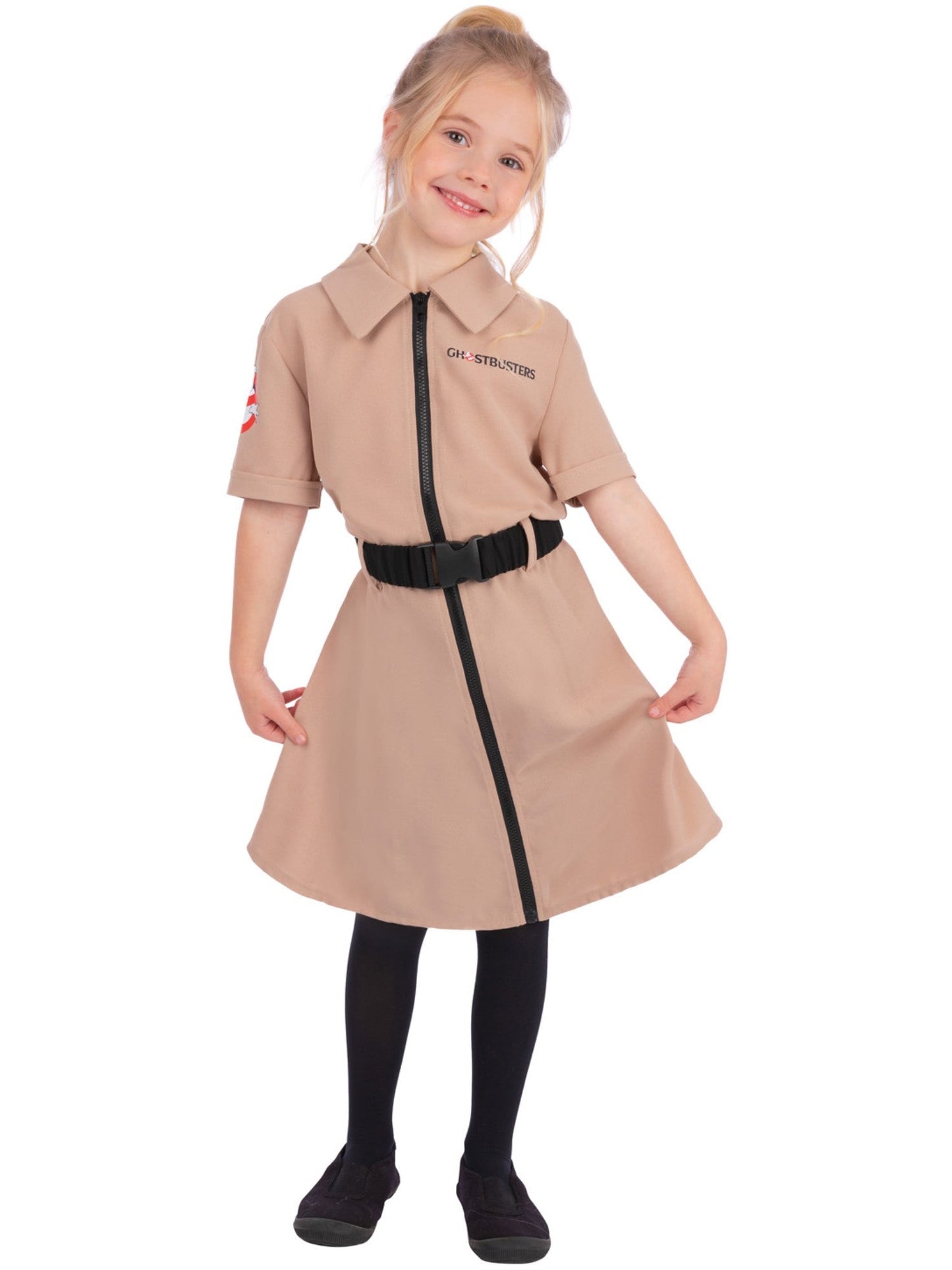 Girls Ghostbuster Costume Official Ghostbusters Fancy Dress Outfit Kids Halloween