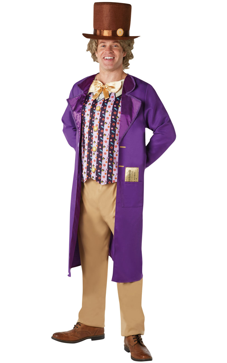 Willy Wonka Costume Mens Deluxe