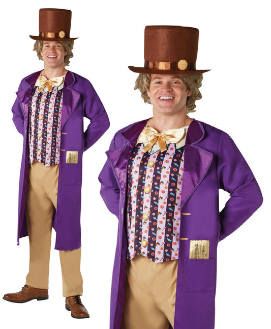 Willy Wonka Costume Mens Deluxe