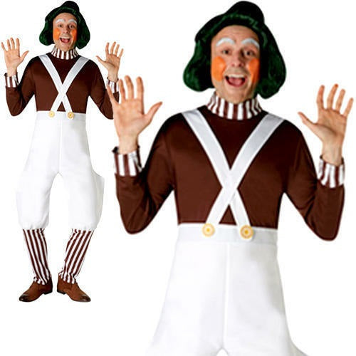 Mens Oopma Loompa Costume