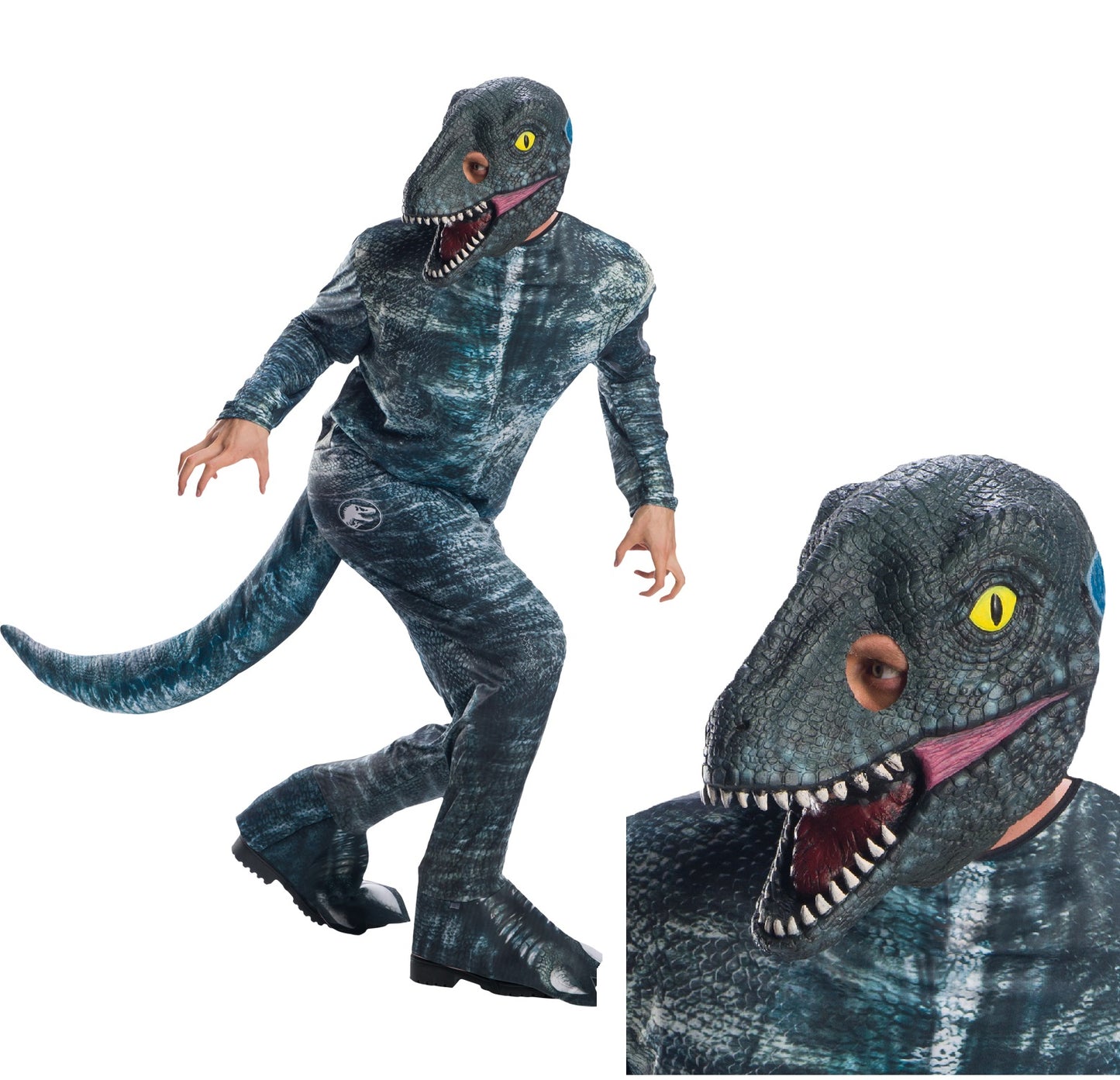 Adult Velociraptor Mens Costume