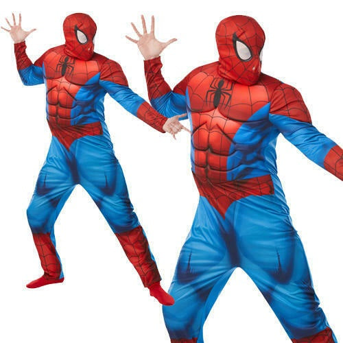 Deluxe Spiderman Costume Mens