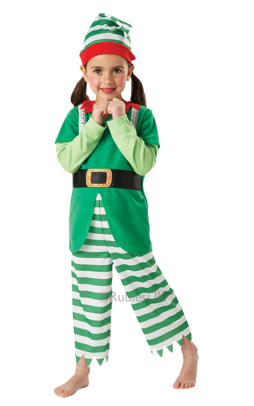 Girls Helpful Elf Costume