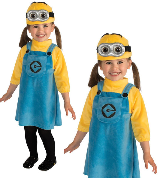 Girls Minions Despicable Me Fun TV Film Cartoon Dress Costume Licensed