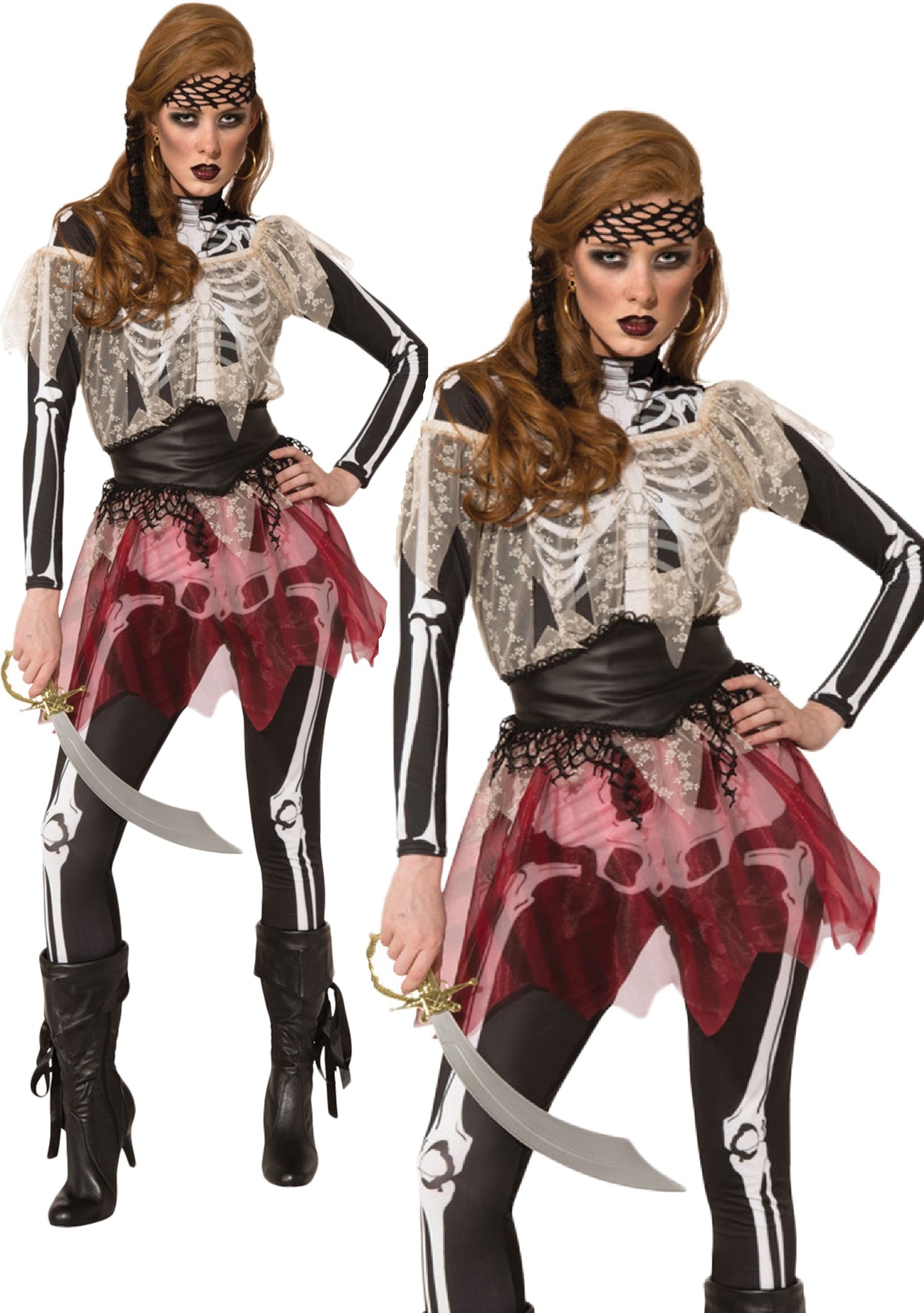 Skellie Pirate Witch Costume