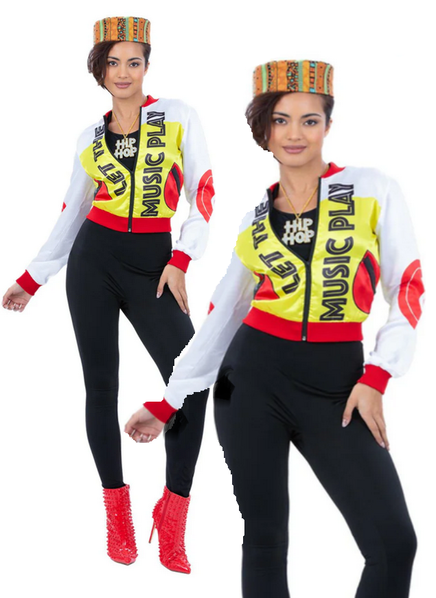 Push It Pop Queen Ladies 1990s Retro Music Star Fancy Dress Costume