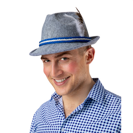 Deluxe Bavarian Hat - Grey