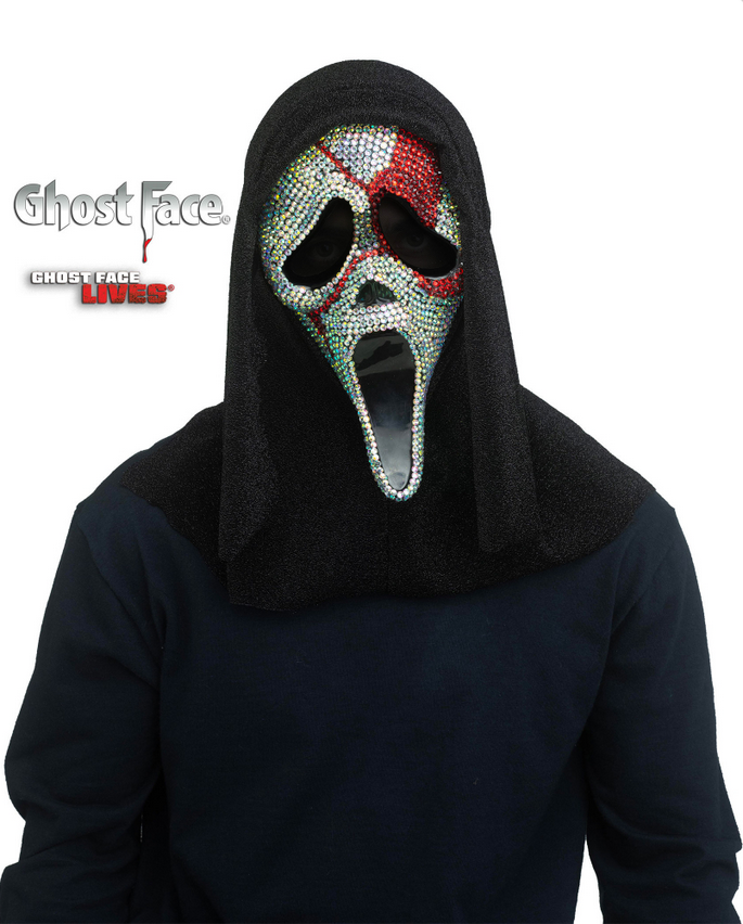 Scream Mask Official Ghostface Fun World Licensed Fancy Dress Halloween Mask