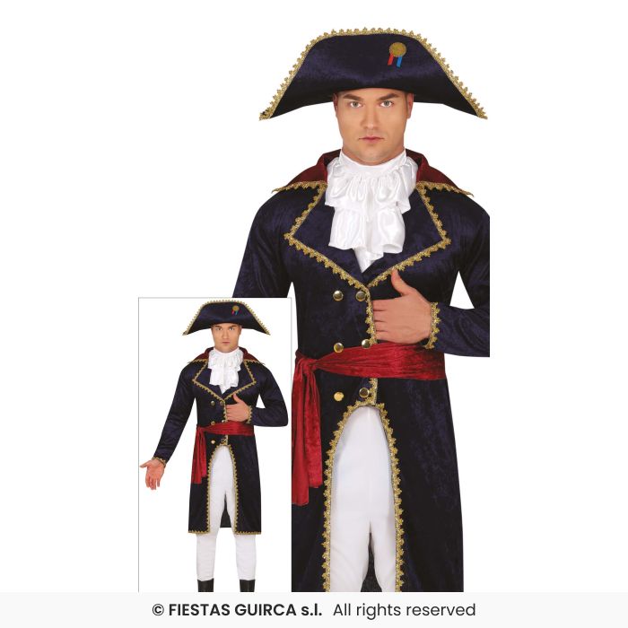 Conqueror Mens Medieval Captain Fancy Dress Costume Adults Outfit S-XXL