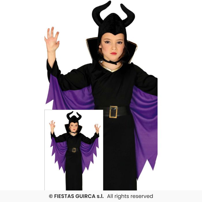Devil Fairy Girls Film Star Magical Halloween Queen Fancy Dress Costume Age 3-12