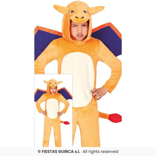 Fire Dragon Kids Costume Book Day Wild Animal Fancy Dress Outfit Boys Girls Age 3-12
