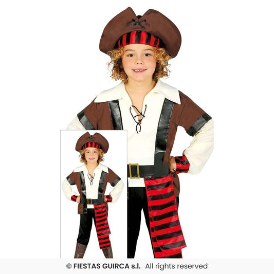 Seven Seas Pirate Kids Pirates Fancy Dress Costume Deluxe Boys Girls Age 3-13