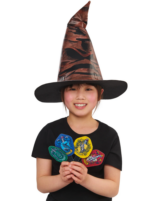 Sorting Hat Harry Potter Kids Book Day Fancy Dress Accessory Wizard Official Prop