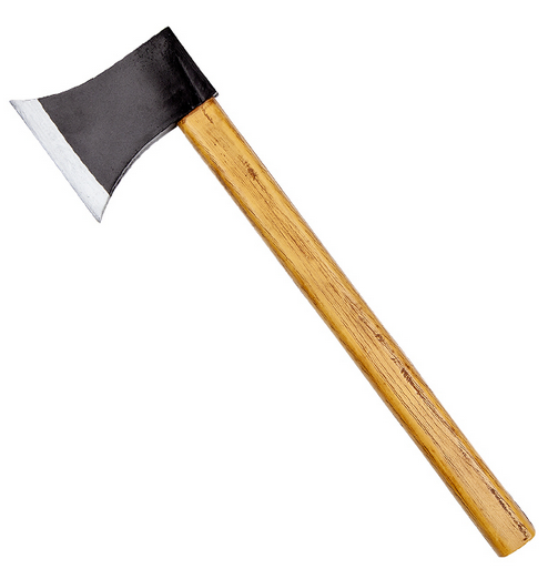 Heavy Movie Prop Chopping Axe 48cm PU Foam Halloween Axe Fancy Dress
