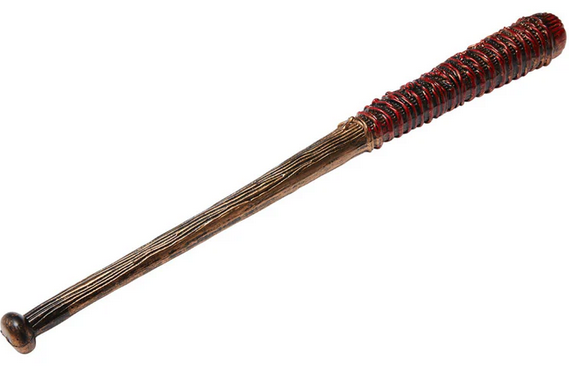 Barbed Wire Baseball Bat 60cm/ 23.6in Halloween Plastic Fancy Dress Prop