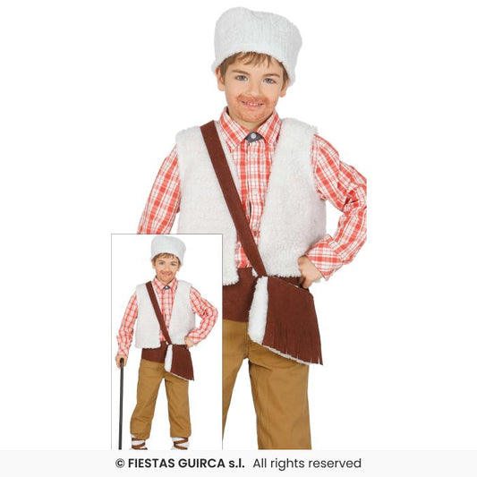 Shepherd Costume Kids Joseph Nativity Play School Christmas Fancy Dress Age 3-12