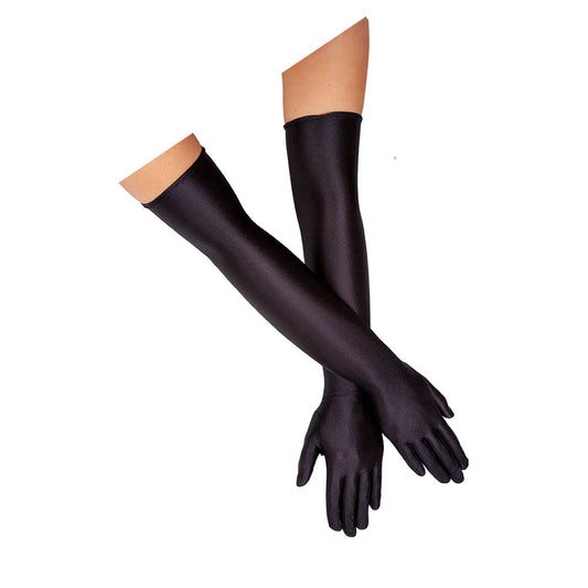 Ladies Elbow Gloves - Black (50cm)