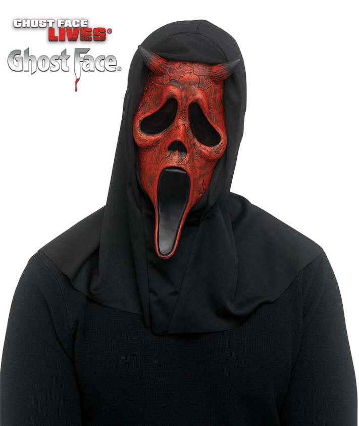 Scream Mask Official Ghostface Fun World Licensed Fancy Dress Halloween Mask