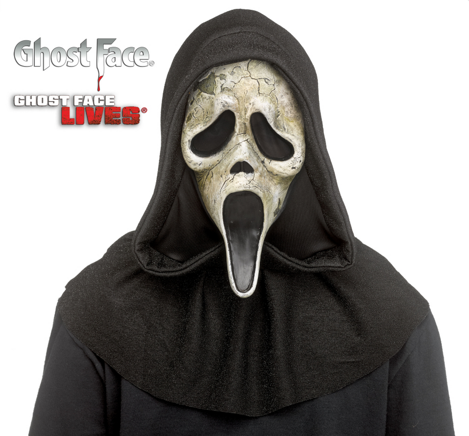 Scream Mask Official Ghostface Fun World Licensed Fancy Dress Halloween Mask