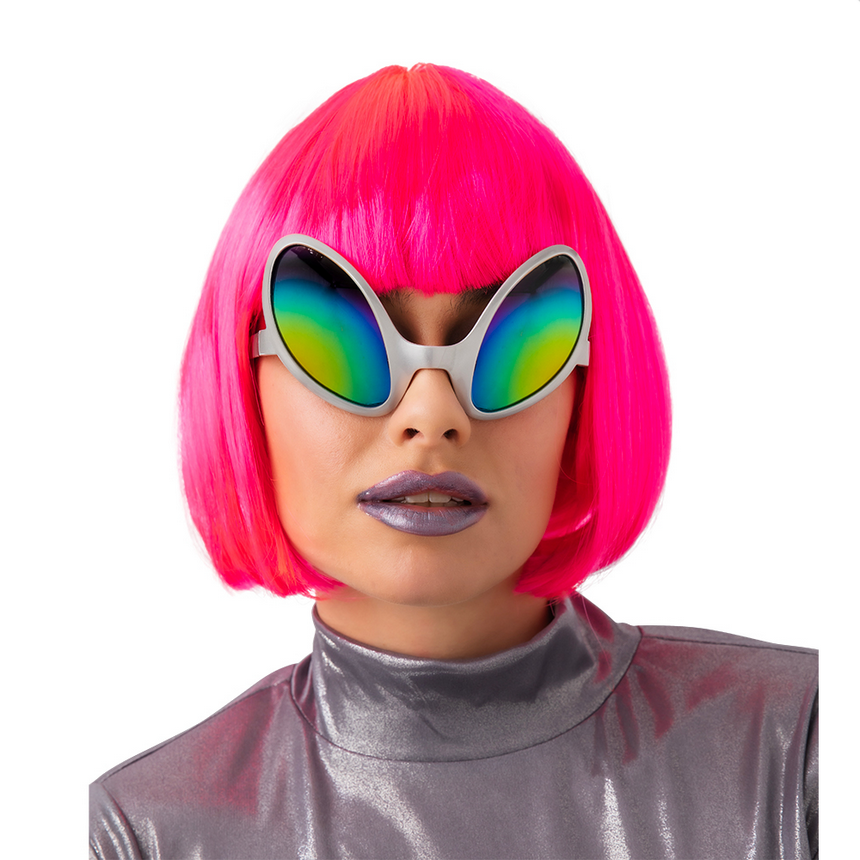 Funny Alien Shades Adults Festival Space Aliens Fancy Dress Accessory
