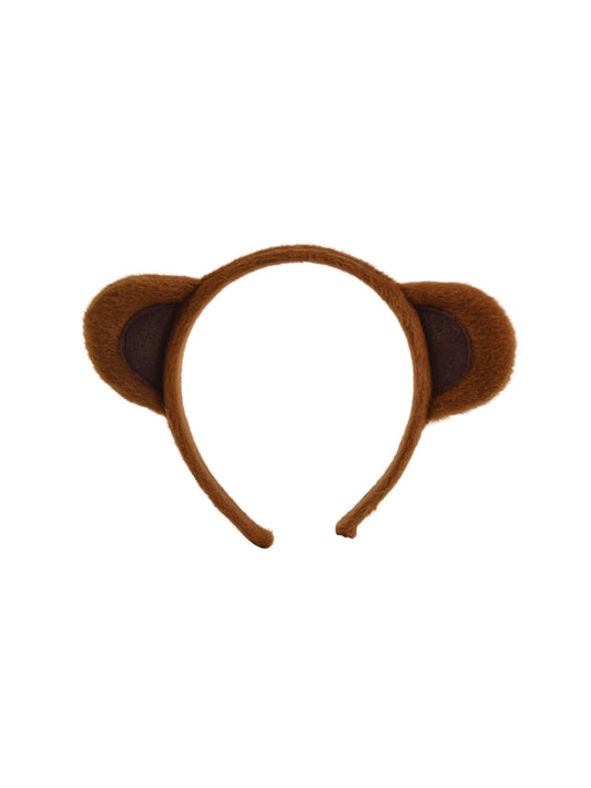 Animal Ears Brown Kids Fancy Dress Accessory Zoo Animal Book Day