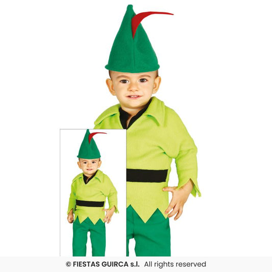 Archer Costume Robin Boys Fairytale Fancy Dress Outfit Toddlers Age 1-3