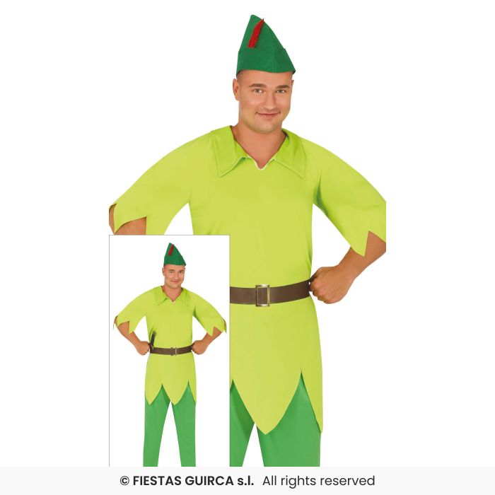 Robin Hood Fairytale Storybook Mens Archer Fancy Dress Costume Adults