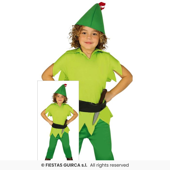 Kids Archer Costume Forest Robin Hood Fancy Dress Outfit Book Day Fairytale Age 3-12