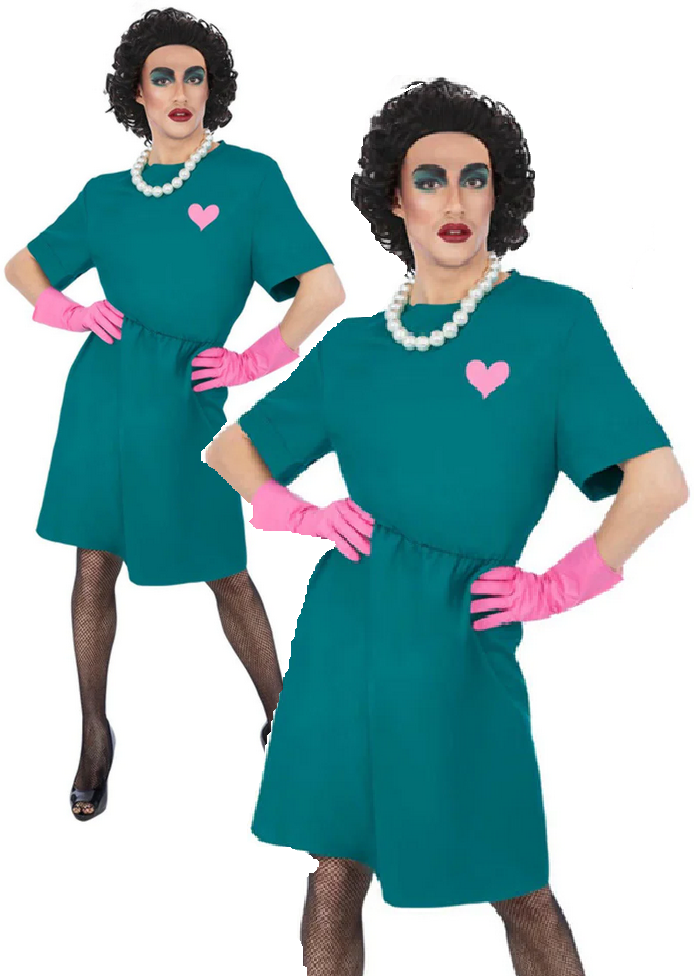 Rocky Horror Show Frank N Furter Surgical Adults Official Fancy Dress Costume