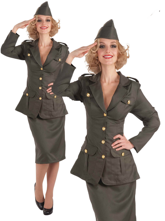 WW2 Army Girl Costume