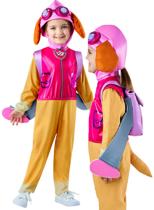 Soar Paw Patrol Kids Skye Toddler Fancy Dress Costume Girls Boys Age 2-4