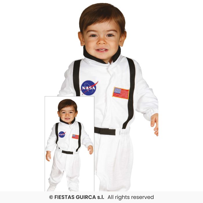 Astronaut Costume Toddlers Spaceman Fancy Dress Outfit Boys Girls Age 1-3