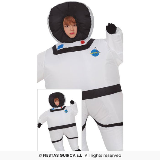 Astronaut Inflatable Kids Funny Novelty Fancy Dress Costume Boys Girls Age 7-9