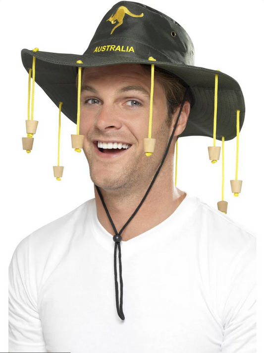 Australian Hat Green Adults Explorers Fancy Dress Accessory Hat