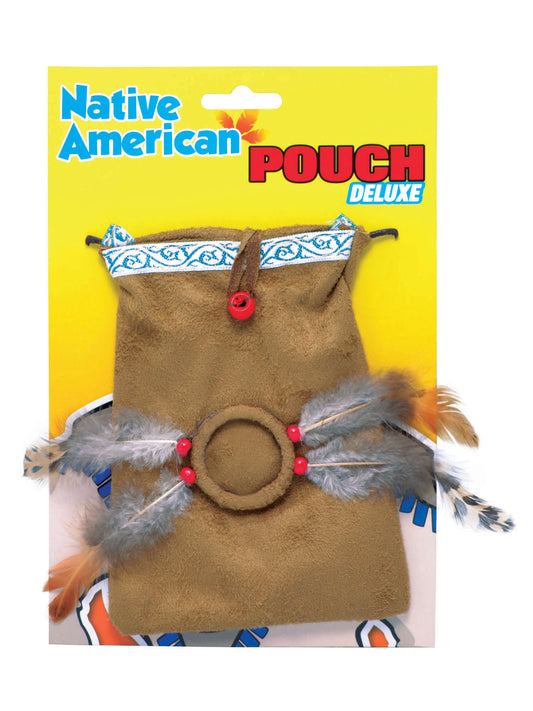 Indian Pouch Adults Wild West Fancy Dress Accessory Western Prop