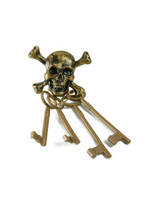 Pirate Skeleton Keys Pirates Fancy Dress Accessory Prop Party Decoration Adults