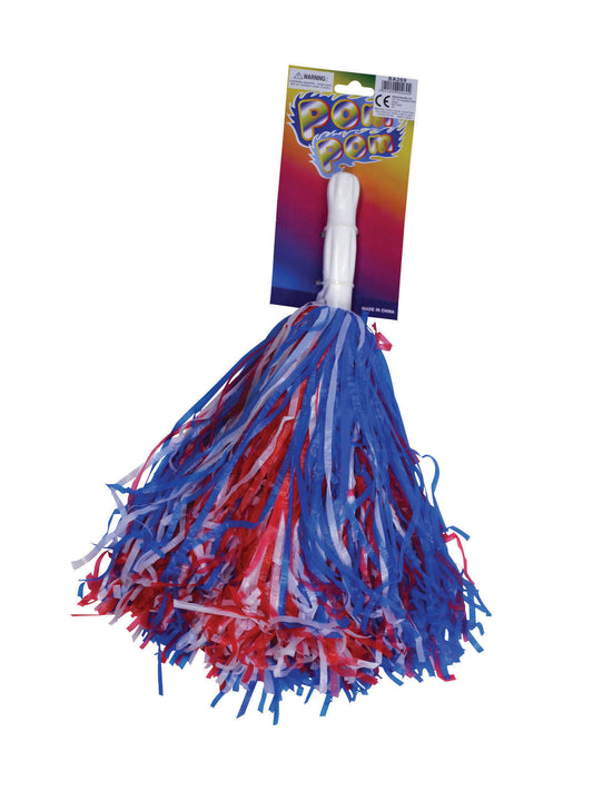 Union Jack Great Britain Flag Olympics Fancy Dress Cheerleader Pom Poms