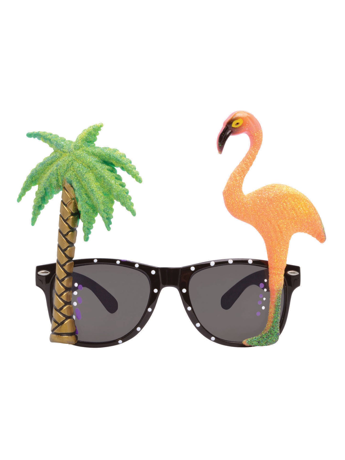 Flamingo Palm Tree Glasses