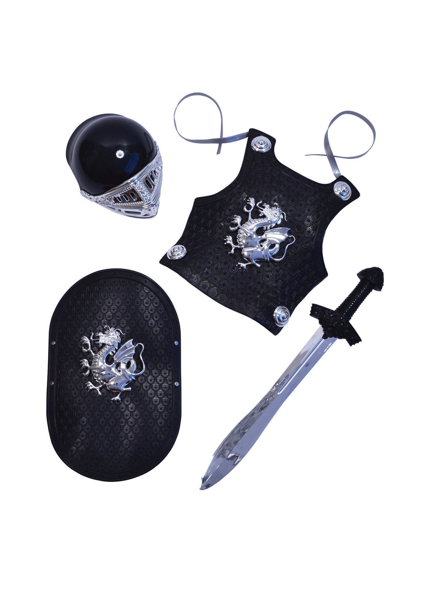 Knight Black Armour Set Childs