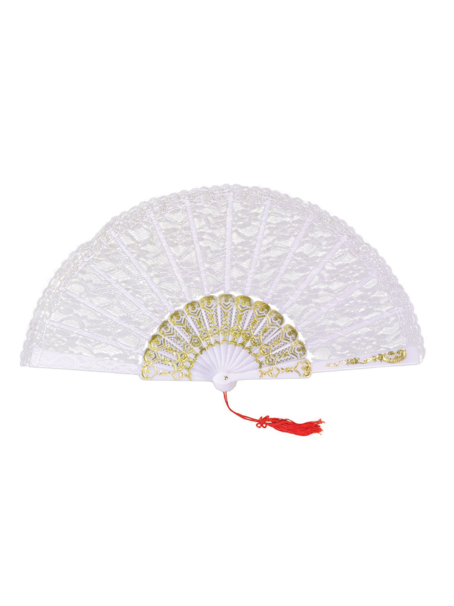 Fan White Lace