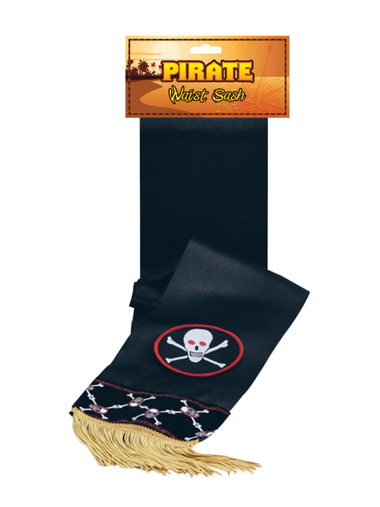 Pirate Waist Sash Deluxe Adults Pirates Fancy Dress Accessory Ladies Men