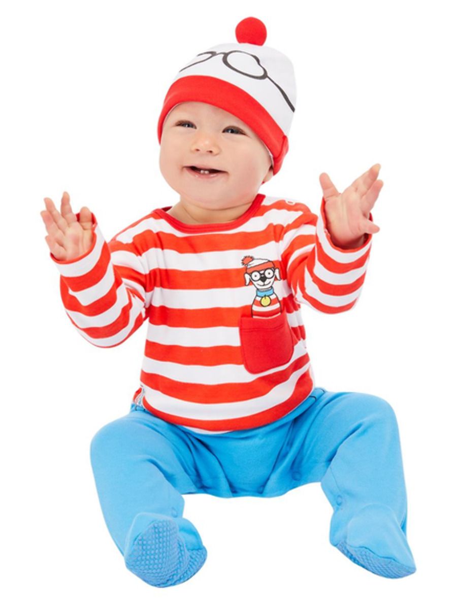 Where's Wally Costume, Red & White