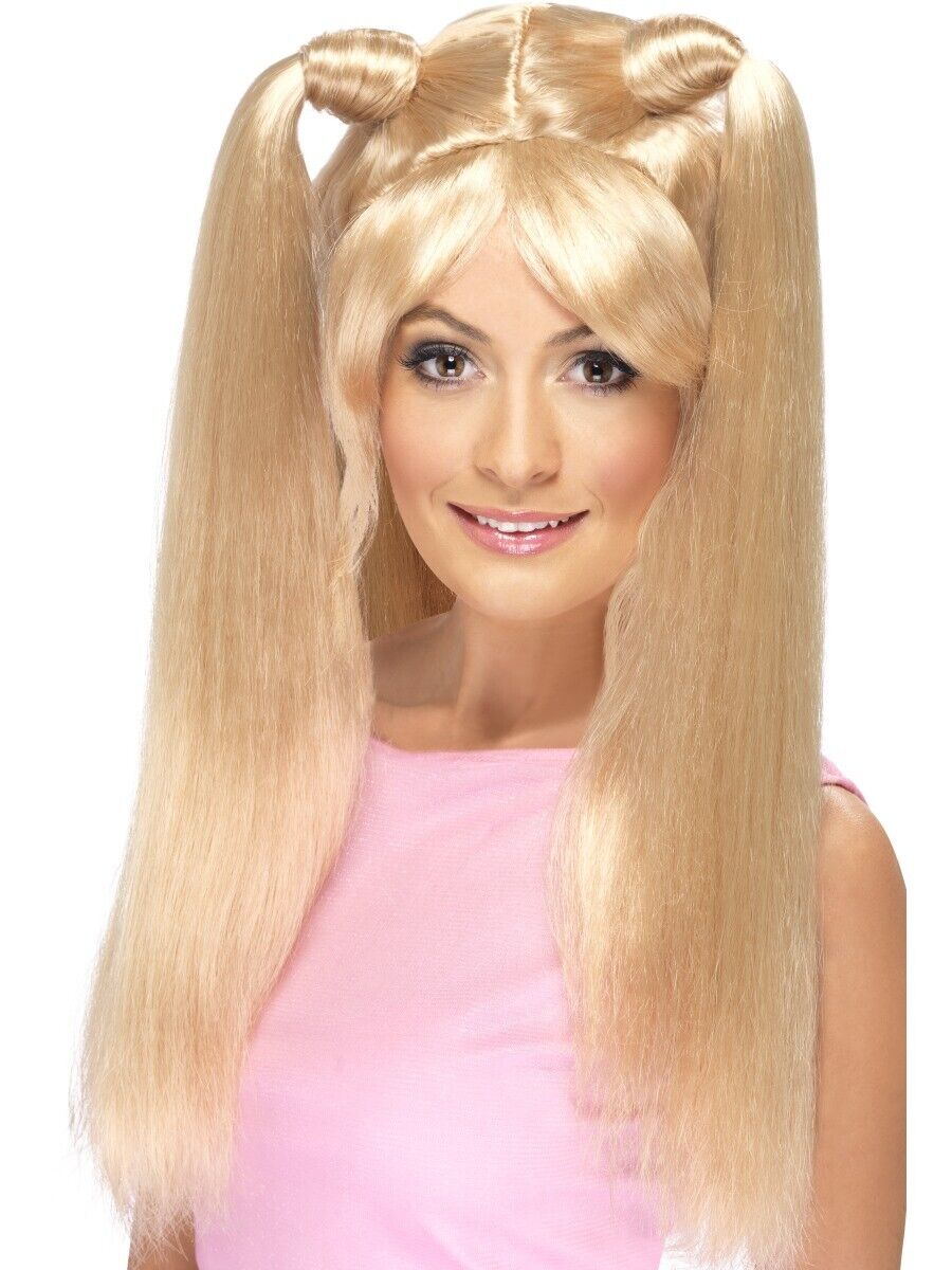 Baby Spice Wig Girl Power Ladies Fancy Dress Costume Accessory Spice Girls