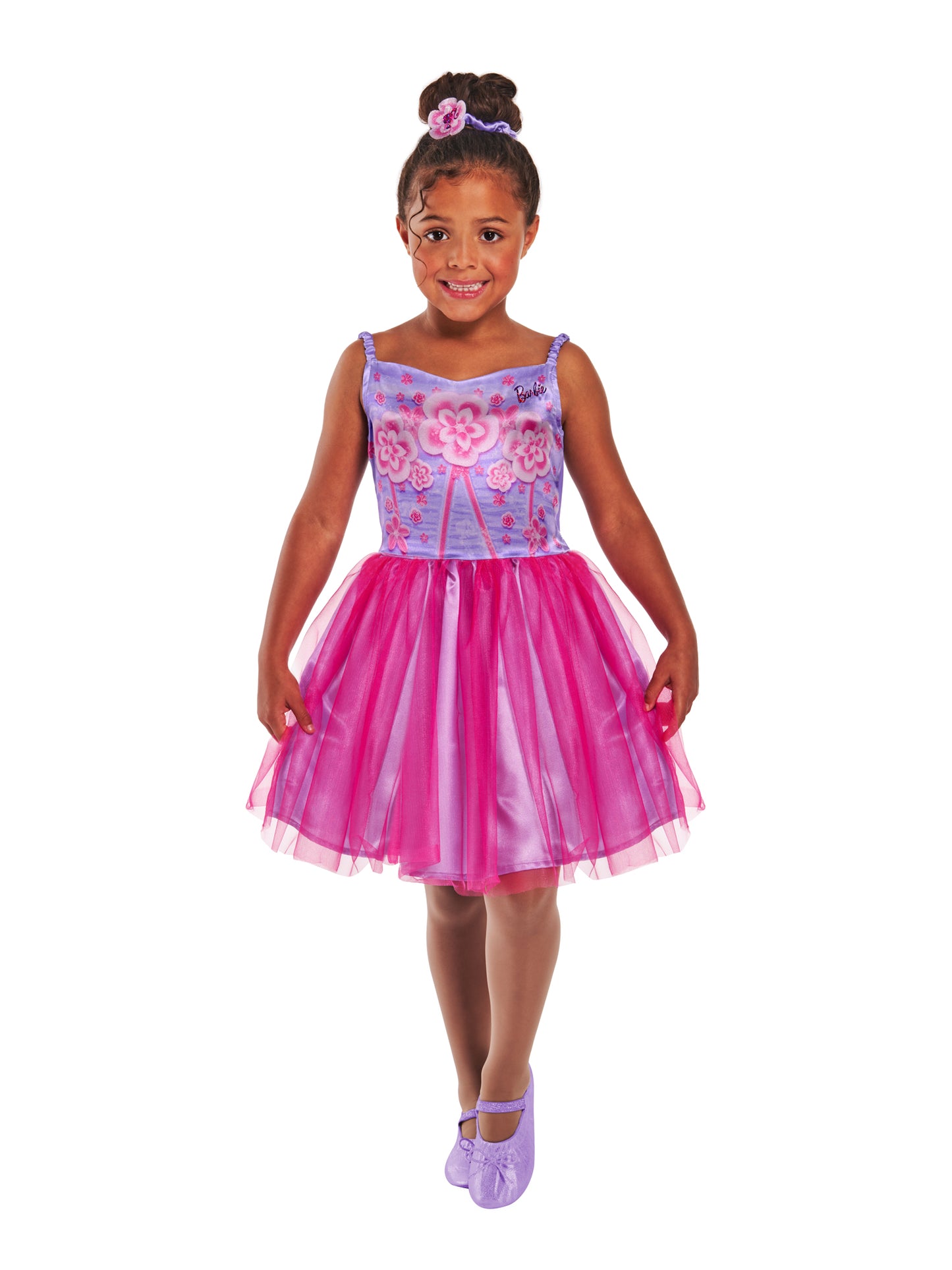Barbie Ballerina Girls Fancy Dress Costume Dancing Barbie Outfit Kids 3-8 Years