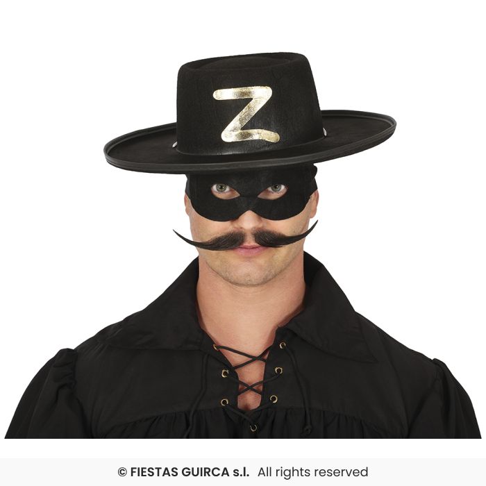 Felt Bandit Hat Mens Z Hat Movie Character Fancy Dress Accessory Adults