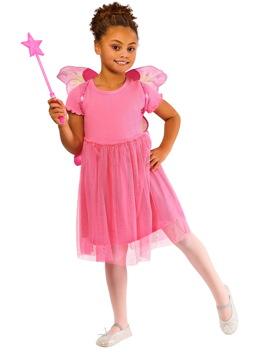Barbie Fairy Accessory Kit Kids Princess Official Fancy Dress Girls Wings & Wand